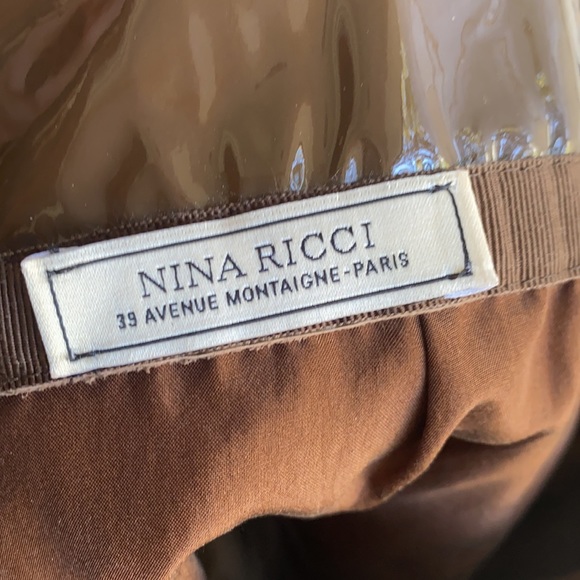 NWT Nina Ricci Patent Leather Mini Skirt - Picture 6 of 8